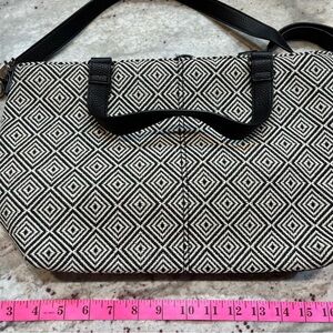 Thirty-One Black and White Diamond Tote